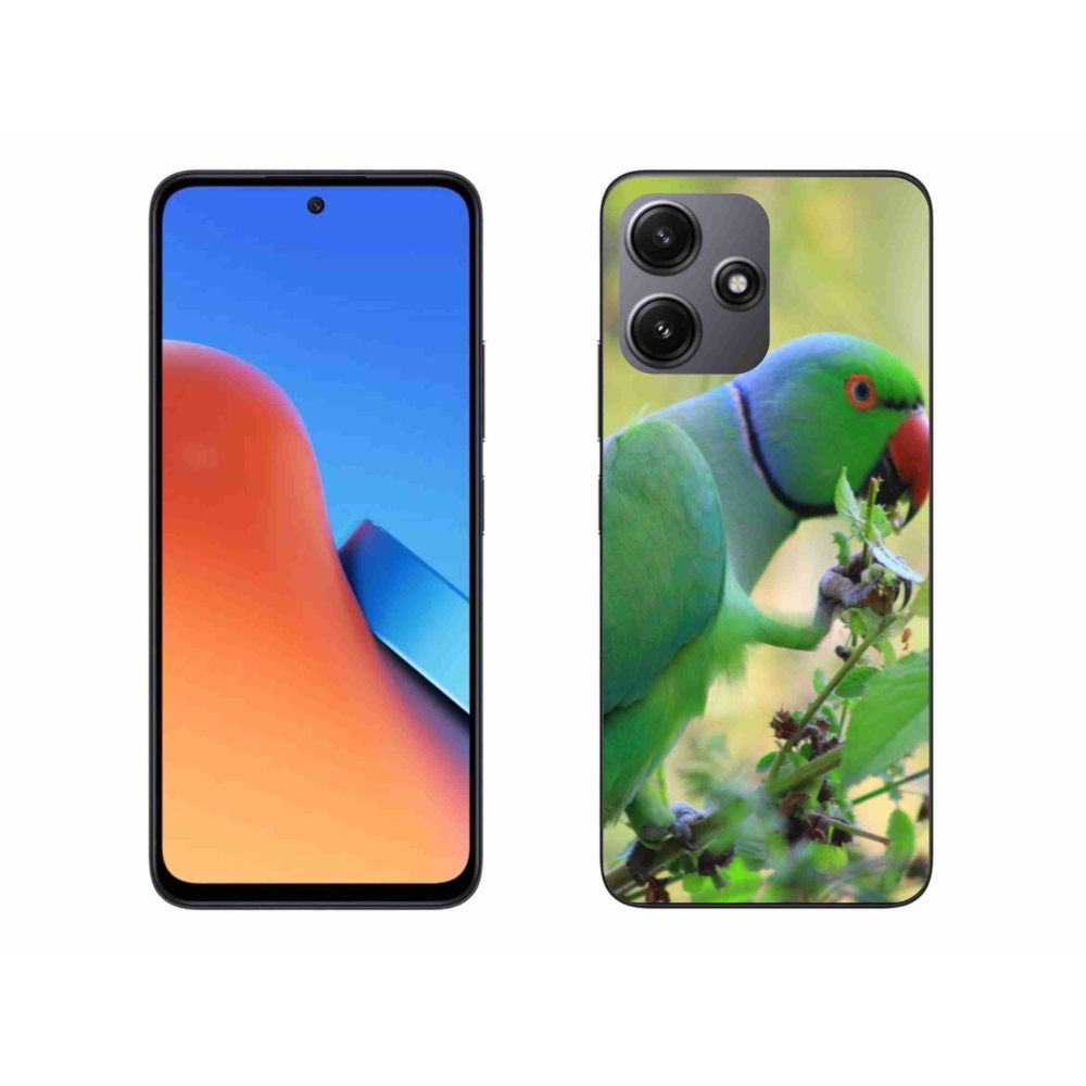 Gélový kryt mmCase na Xiaomi Redmi 12 5G - papagáj Alexandr