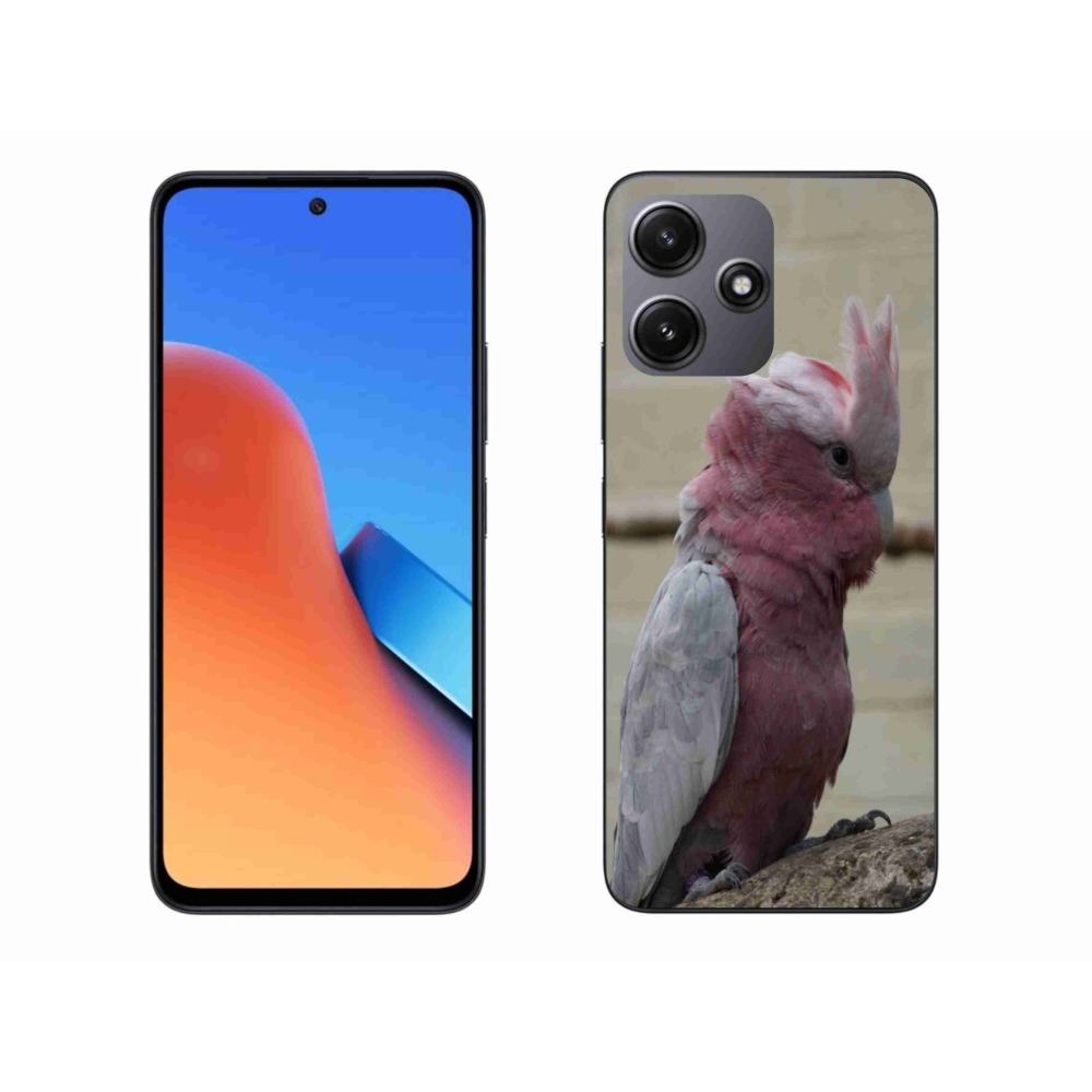 Gélový kryt mmCase na Xiaomi Redmi 12 5G - papagáj kakadu ružový