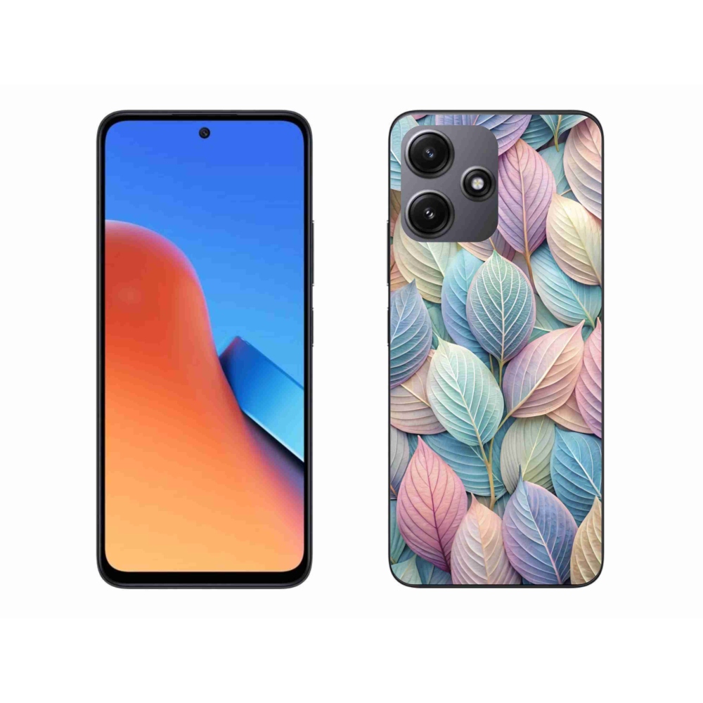 Gélový kryt mmCase na Xiaomi Redmi 12 5G - pastelové listy