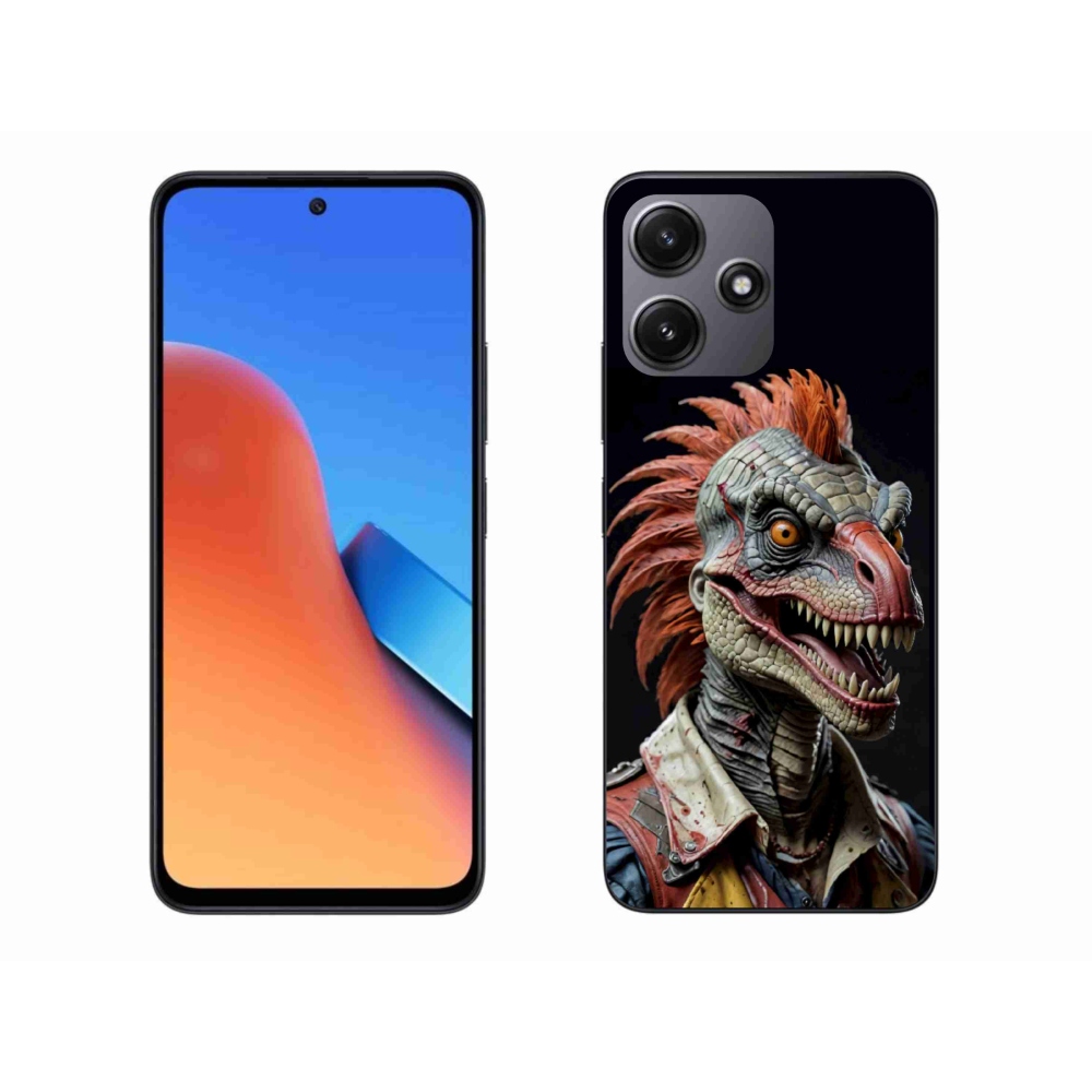 Gélový kryt mmCase na Xiaomi Redmi 12 5G - punk dinosaurus
