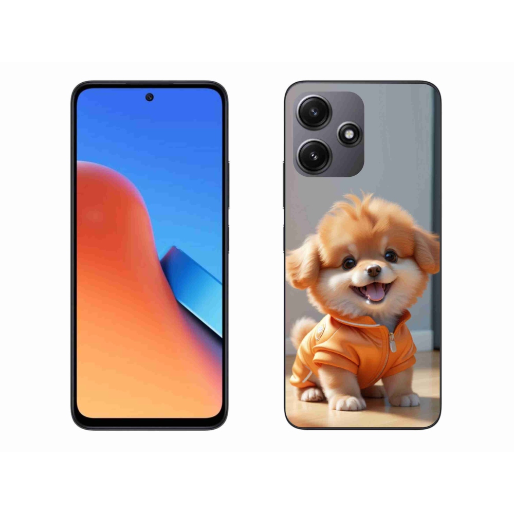 Gélový kryt mmCase na Xiaomi Redmi 12 5G - roztomilý pomeranian v mikine
