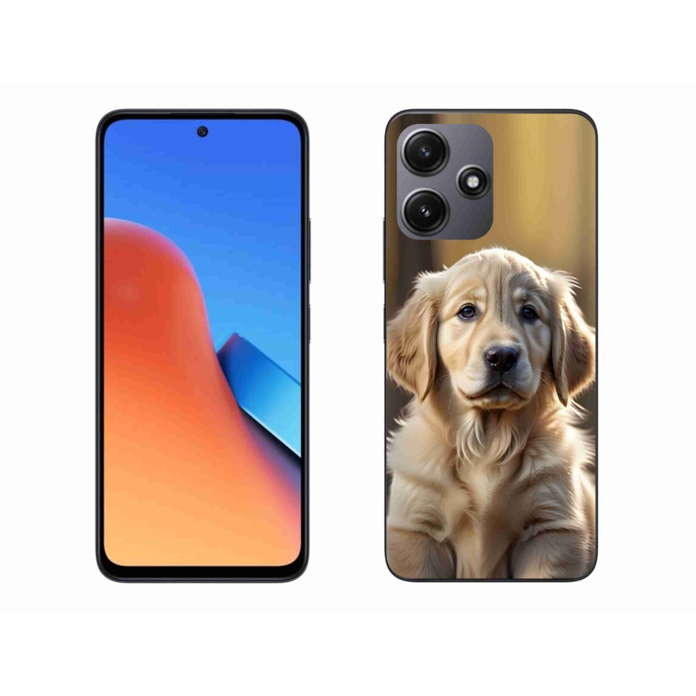 Gélový kryt mmCase na Xiaomi Redmi 12 5G - roztomilý zlatý retriever