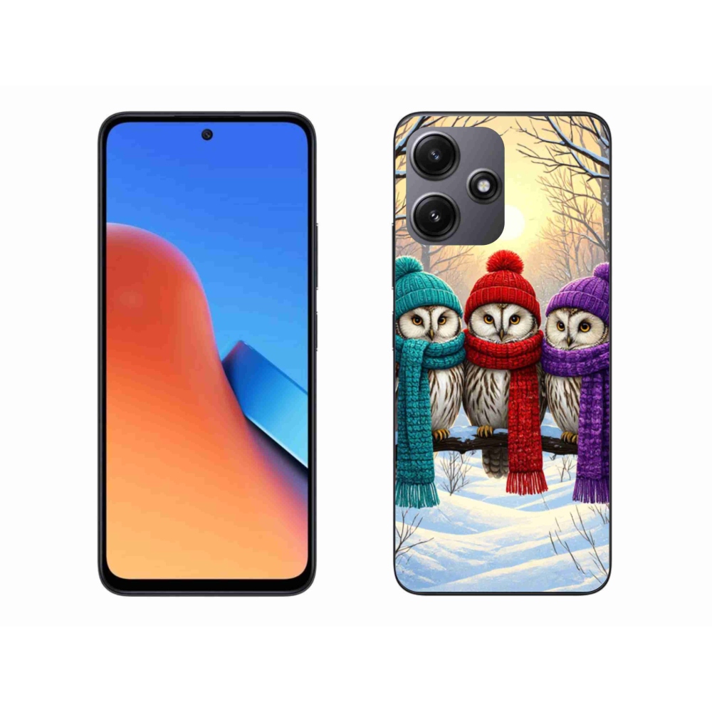 Gélový kryt mmCase na Xiaomi Redmi 12 5G - soví priatelia