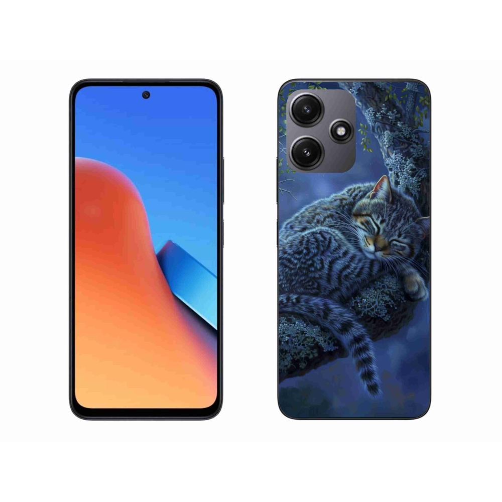 Gélový kryt mmCase na Xiaomi Redmi 12 5G - spiaca mačka