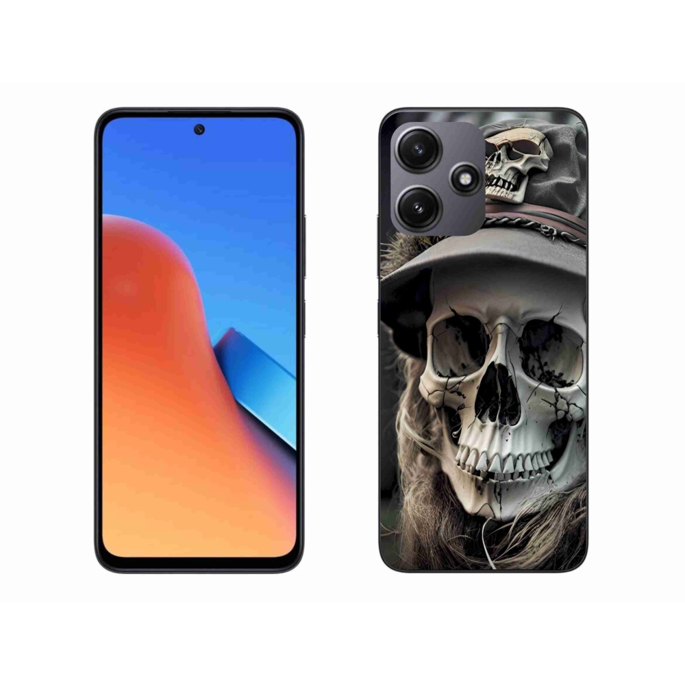 Gélový kryt mmCase na Xiaomi Redmi 12 5G - temná lebka