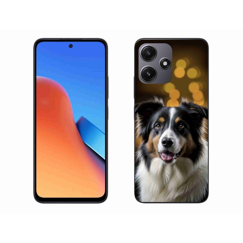 Gélový kryt mmCase na Xiaomi Redmi 12 5G - usmievavý austrálsky ovčiak