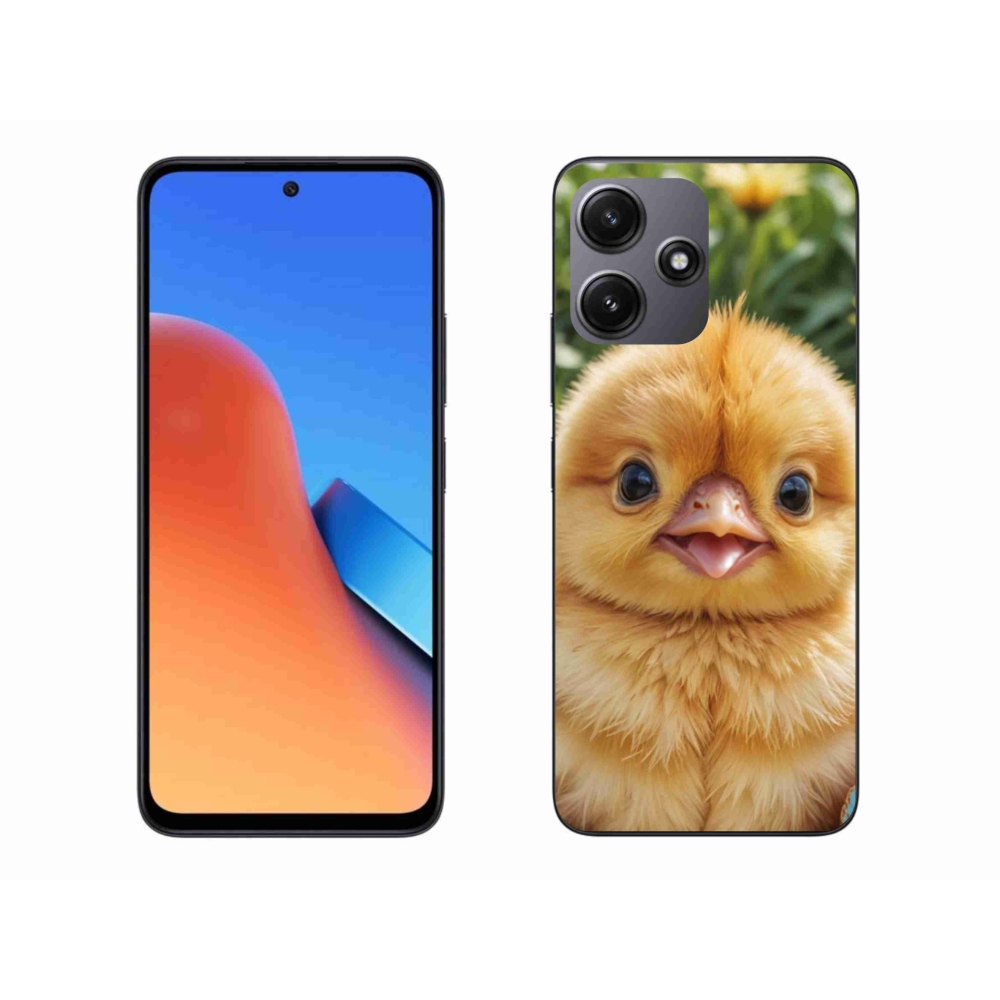 Gélový kryt mmCase na Xiaomi Redmi 12 5G - veselé kuriatko