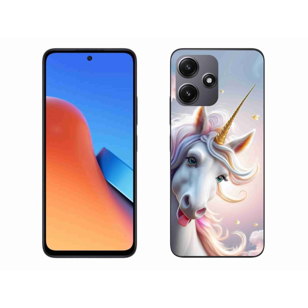 Gélový kryt mmCase na Xiaomi Redmi 12 5G - veselý jednorožec