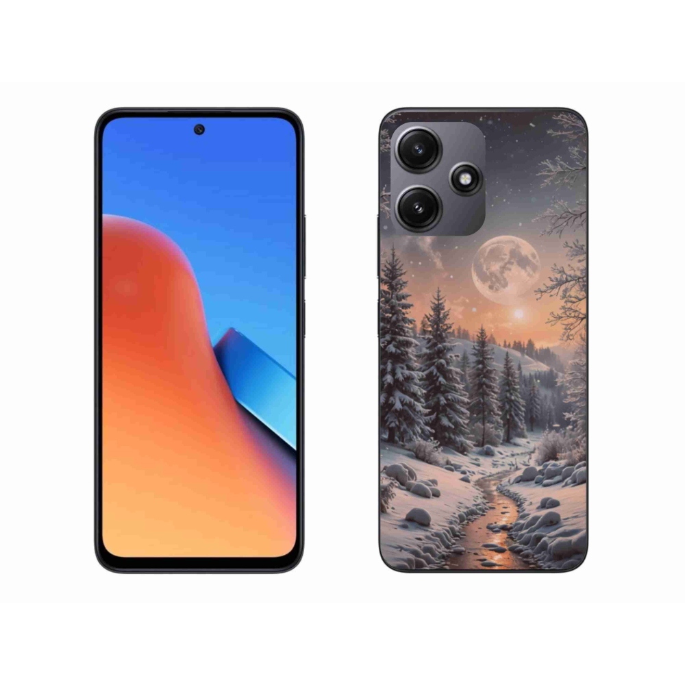 Gélový kryt mmCase na Xiaomi Redmi 12 5G - zimná krajina 2