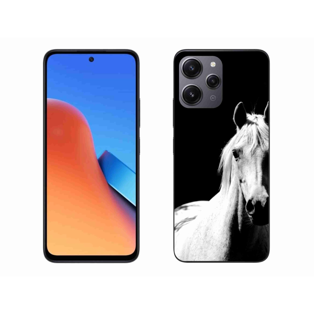 Gélový kryt mmCase na Xiaomi Redmi 12 - biely kôň 5