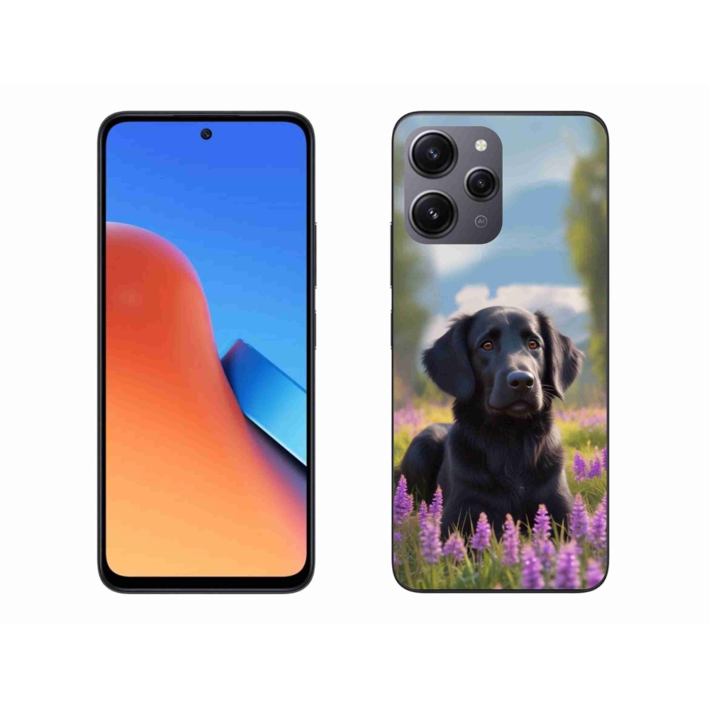 Gélový kryt mmCase na Xiaomi Redmi 12 - elegantný čierny retriever