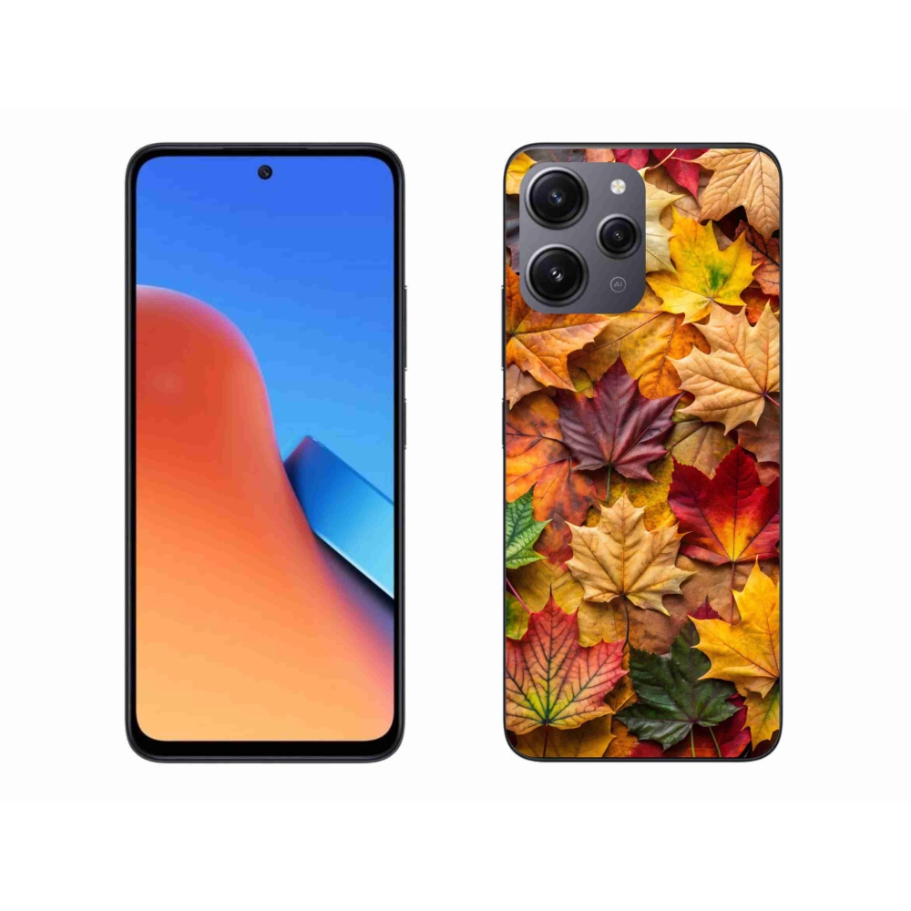 Gélový kryt mmCase na Xiaomi Redmi 12 - javorové listy 2