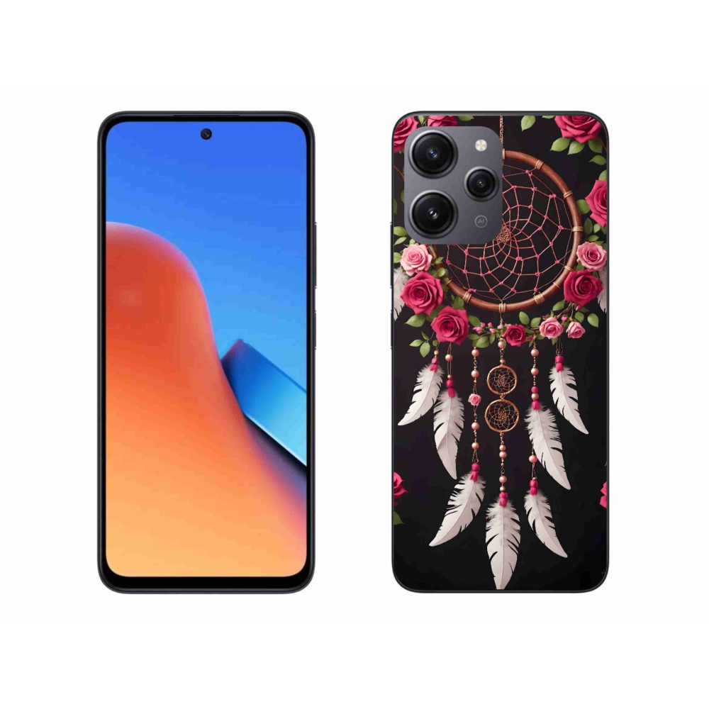 Gélový kryt mmCase na Xiaomi Redmi 12 - lapač snov s ružami