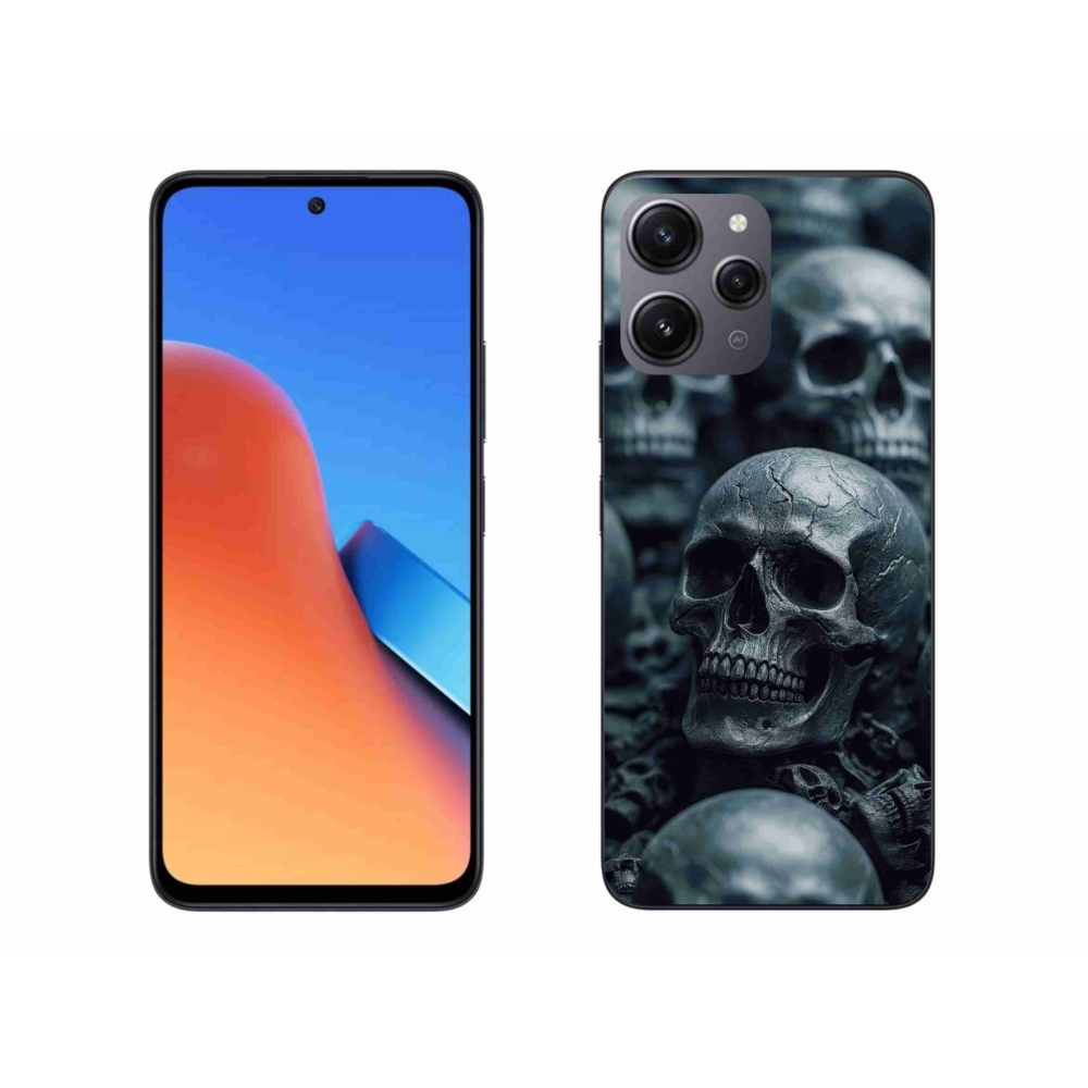 Gélový kryt mmCase na Xiaomi Redmi 12 - lebka 2
