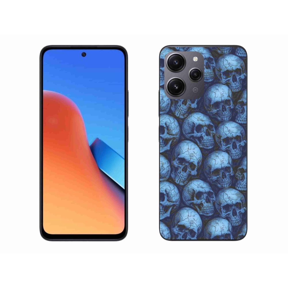 Gélový kryt mmCase na Xiaomi Redmi 12 - lebky