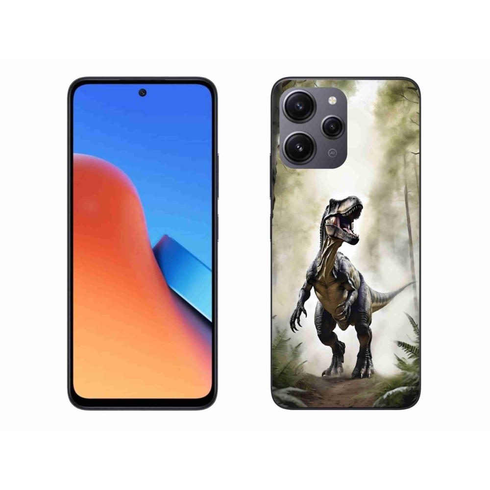 Gélový kryt mmCase na Xiaomi Redmi 12 - naštvaný T-Rex