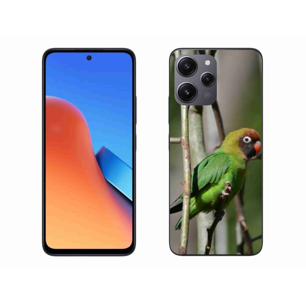 Gélový kryt mmCase na Xiaomi Redmi 12 - papagáj agapornis