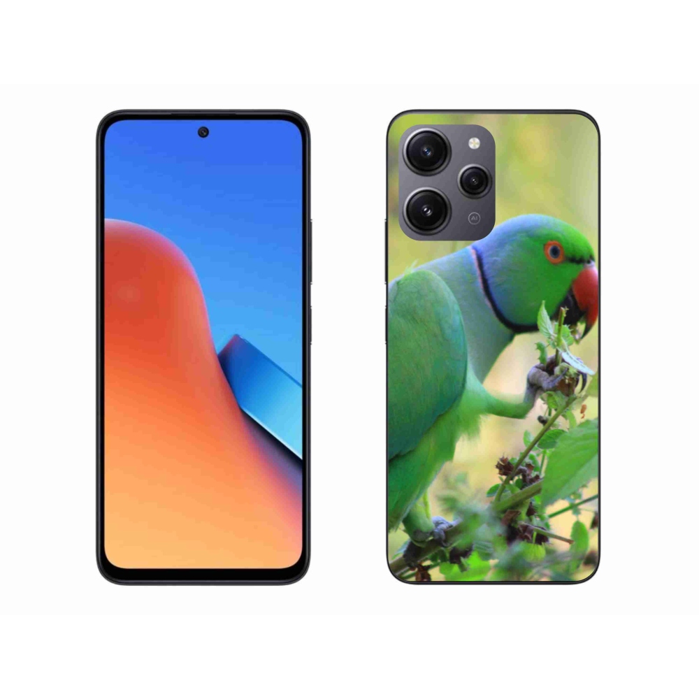 Gélový kryt mmCase na Xiaomi Redmi 12 - papagáj Alexandr