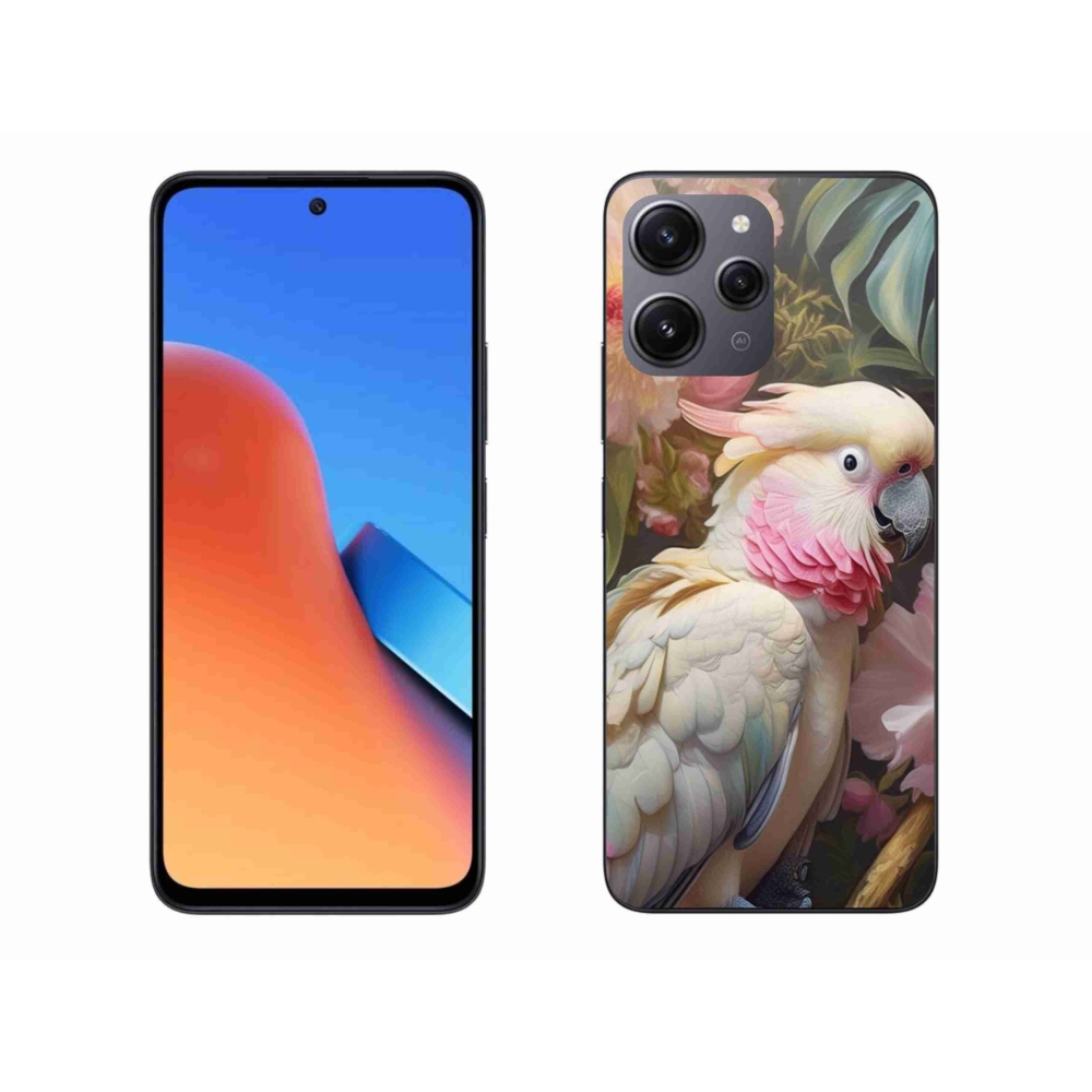 Gélový kryt mmCase na Xiaomi Redmi 12 - papagáj kakadu ružový 2