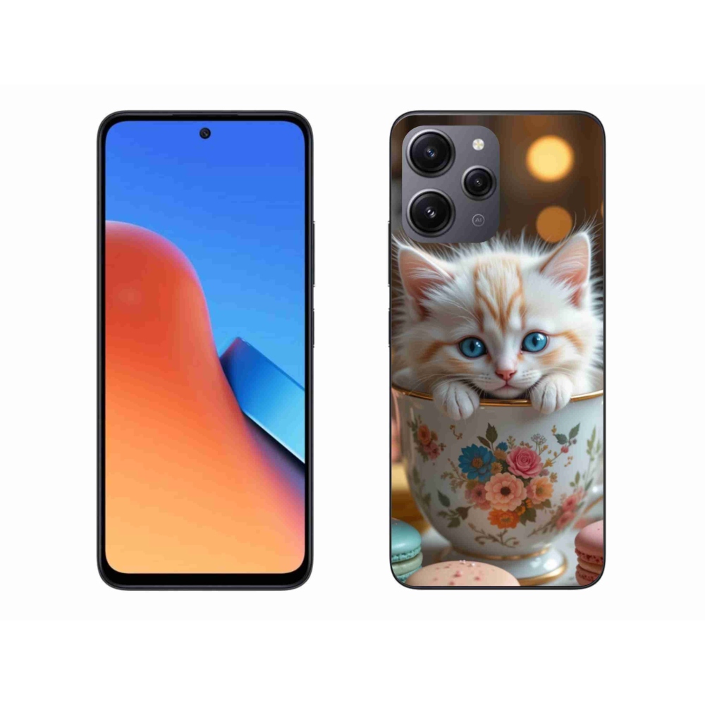 Gélový kryt mmCase na Xiaomi Redmi 12 - roztomilé mačiatko 6