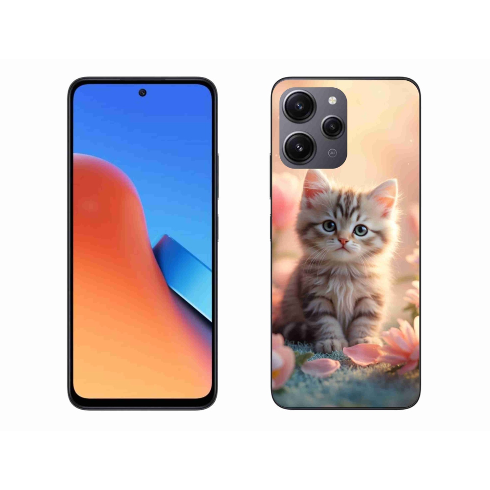 Gélový kryt mmCase na Xiaomi Redmi 12 - roztomilé mačiatko 8