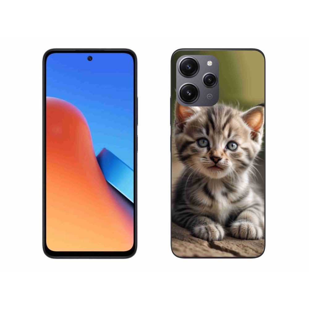 Gélový kryt mmCase na Xiaomi Redmi 12 - roztomilé mačiatko 9
