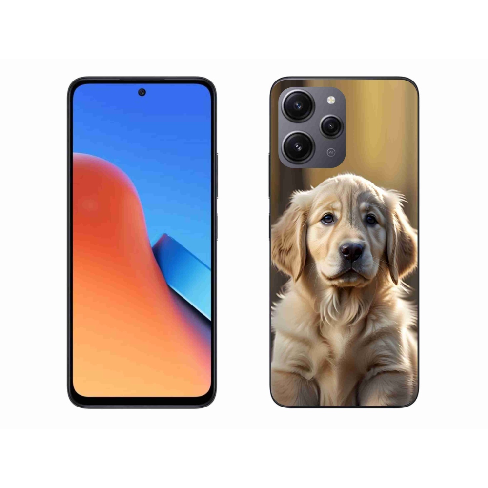 Gélový kryt mmCase na Xiaomi Redmi 12 - roztomilý zlatý retriever