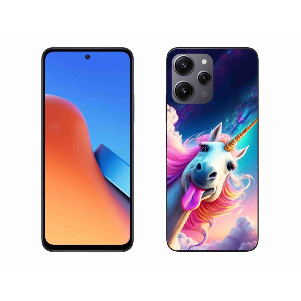 Gélový kryt mmCase na Xiaomi Redmi 12 - šialený jednorožec