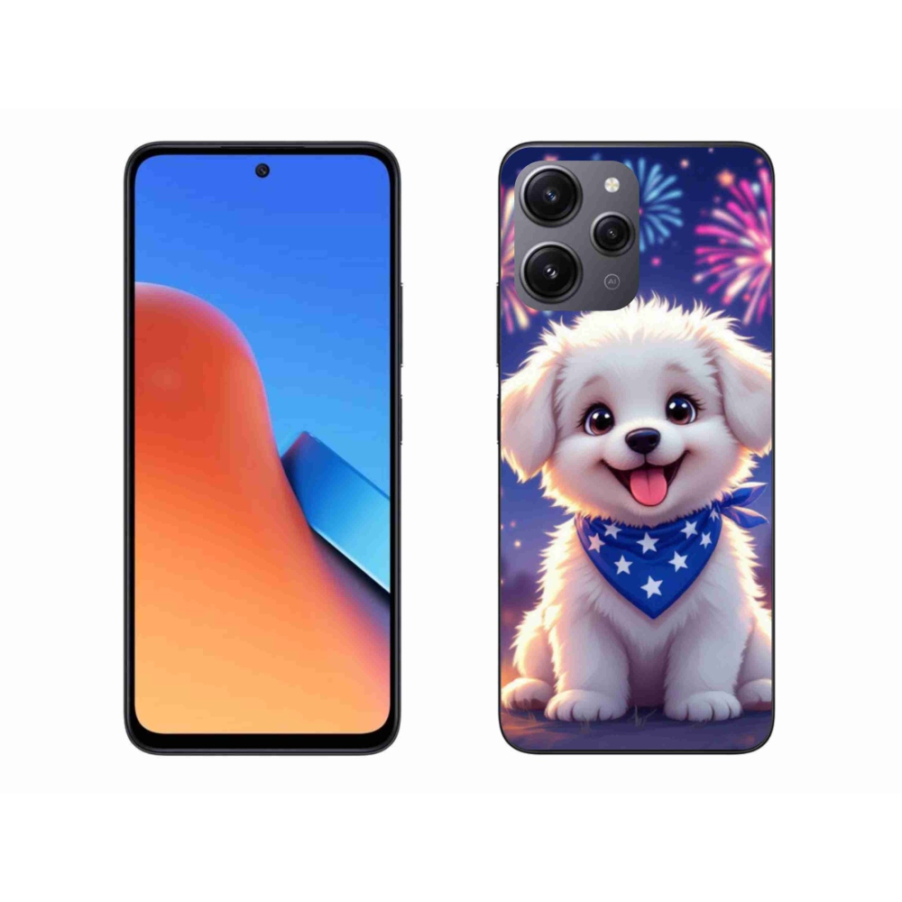 Gélový kryt mmCase na Xiaomi Redmi 12 - slávnostné šteňa