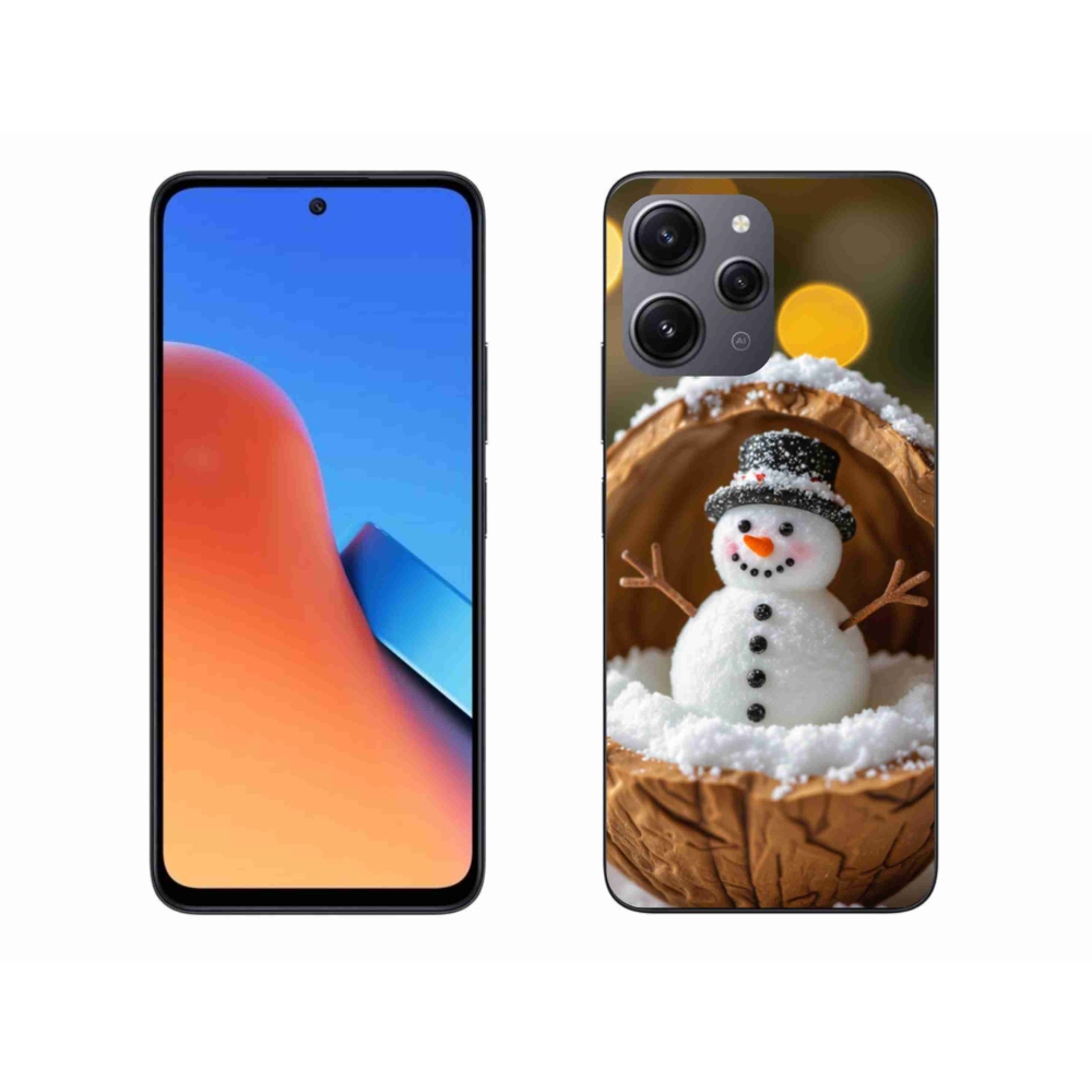 Gélový kryt mmCase na Xiaomi Redmi 12 - snehuliak 4