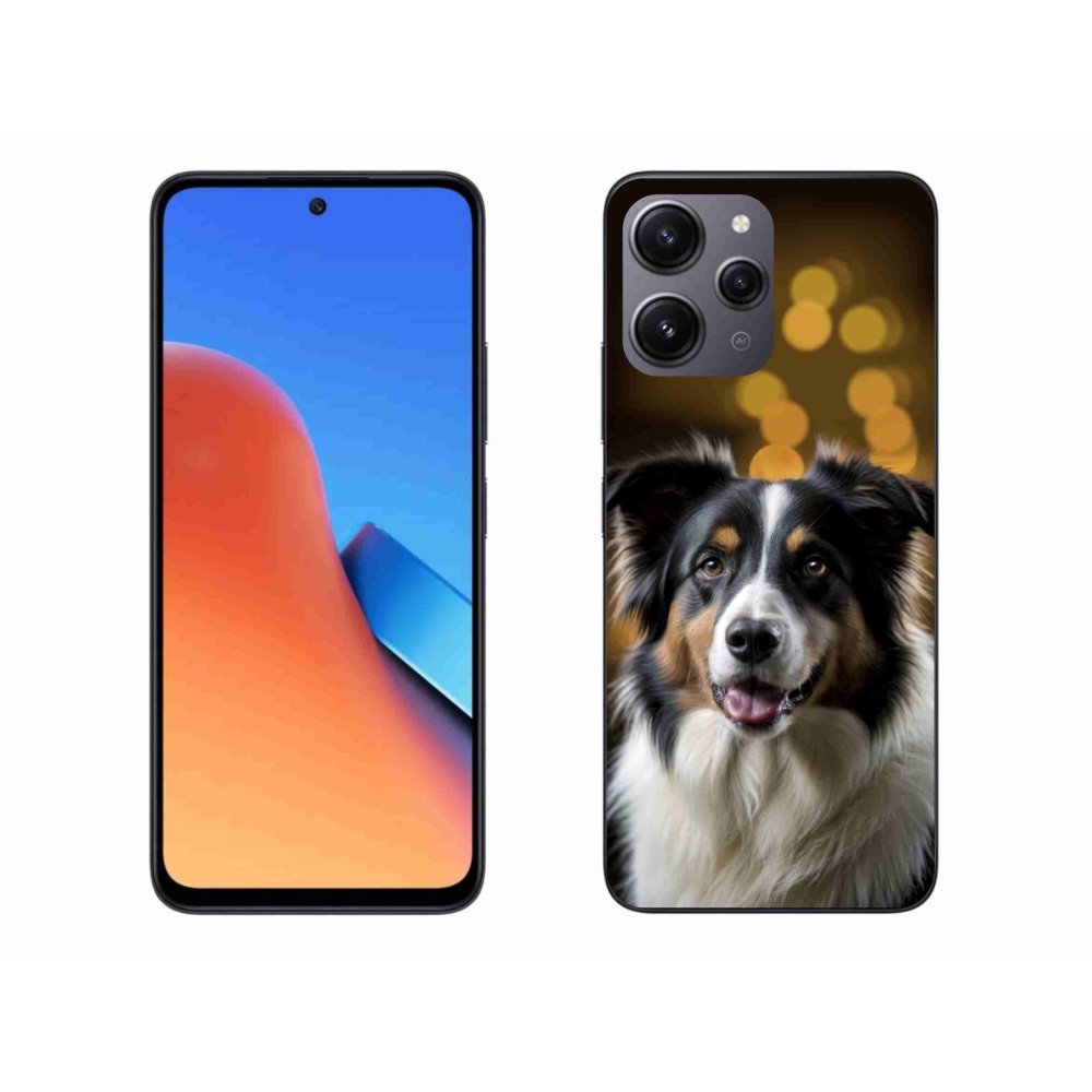 Gélový kryt mmCase na Xiaomi Redmi 12 - usmievavý austrálsky ovčiak