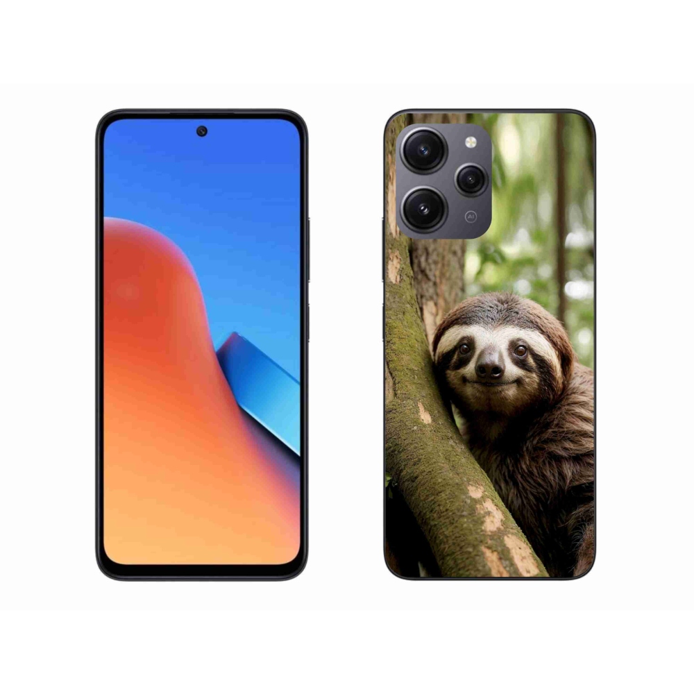 Gélový kryt mmCase na Xiaomi Redmi 12 - usmievavý leňochod