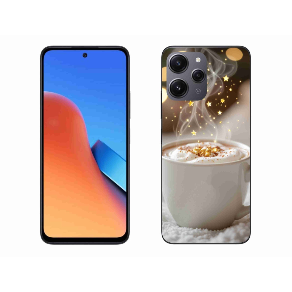 Gélový kryt mmCase na Xiaomi Redmi 12 - vianočný horúci nápoj