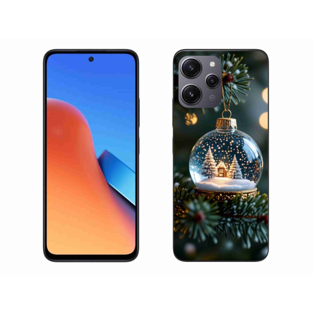 Gélový kryt mmCase na Xiaomi Redmi 12 - vianočné gule 2