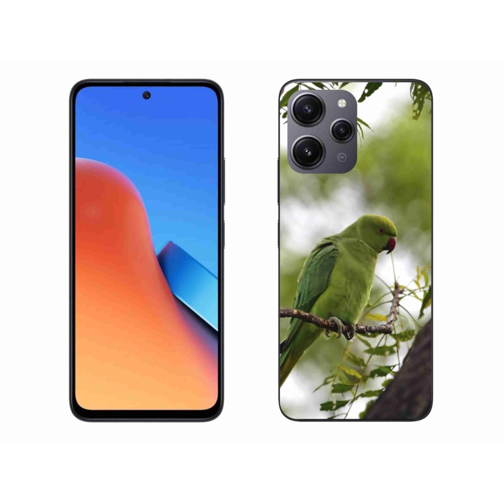 Gélový kryt mmCase na Xiaomi Redmi 12 - zelený papagáj