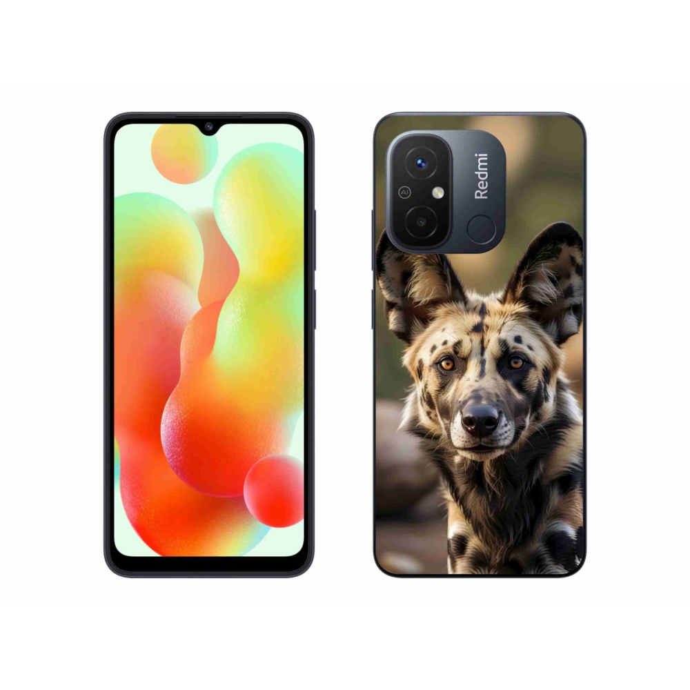 Gélový kryt mmCase na Xiaomi Redmi 12C - africký divoký pes