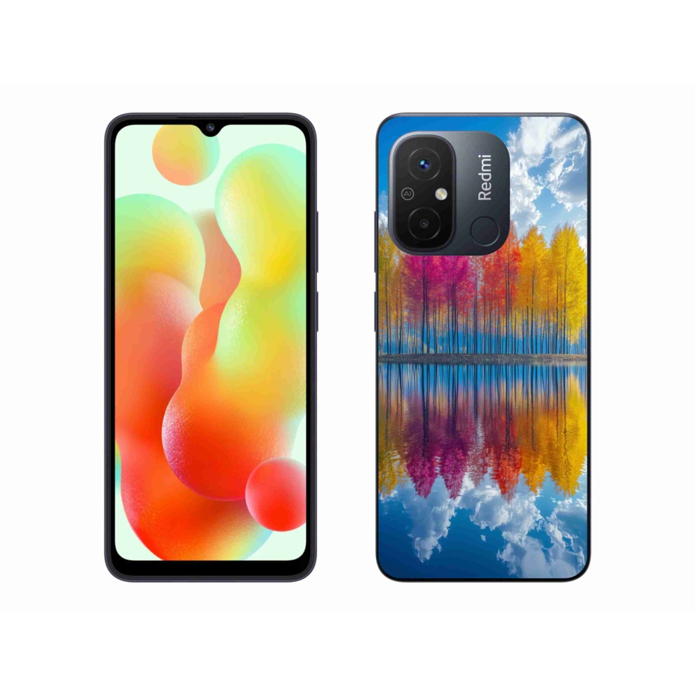 Gélový kryt mmCase na Xiaomi Redmi 12C - farebné stromy