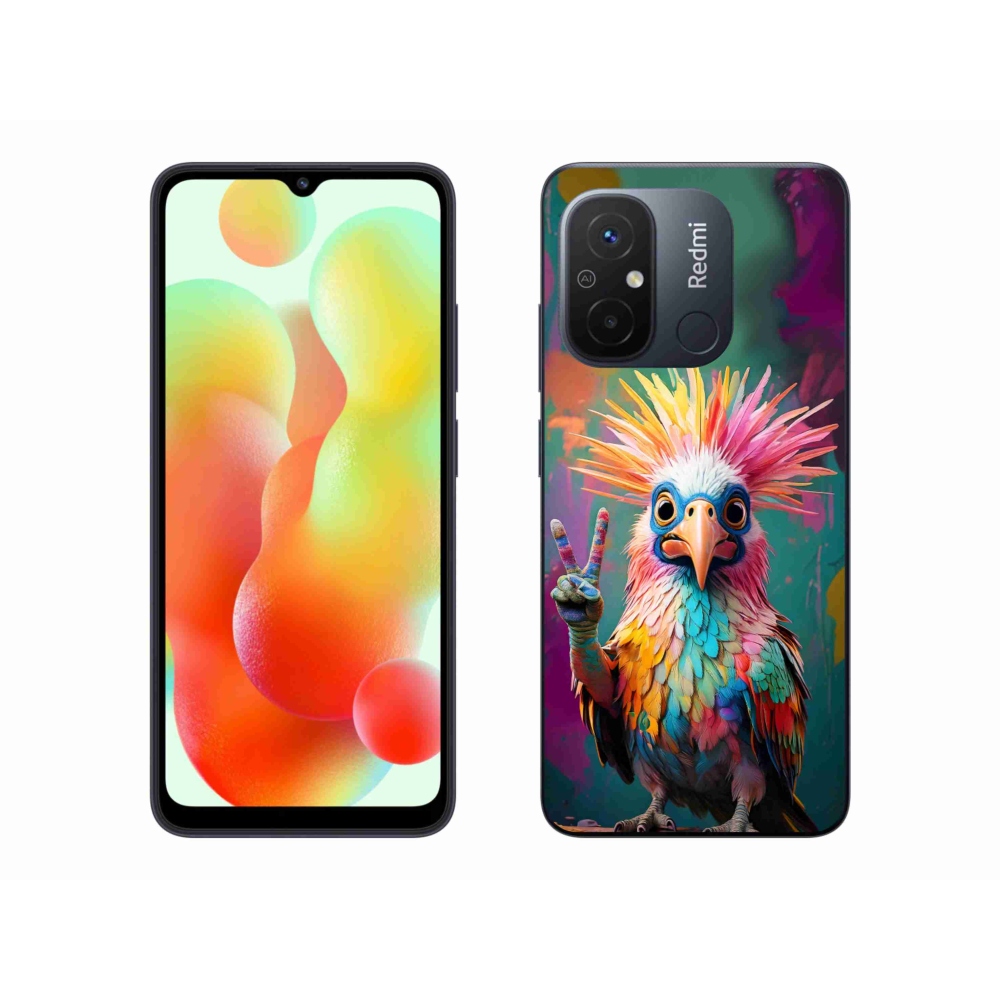 Gélový kryt mmCase na Xiaomi Redmi 12C - farebný rebel