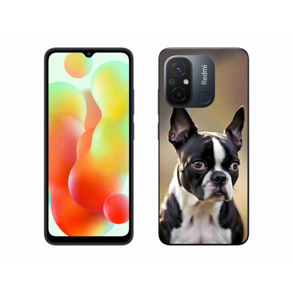 Gélový kryt mmCase na Xiaomi Redmi 12C - bostonský teriér