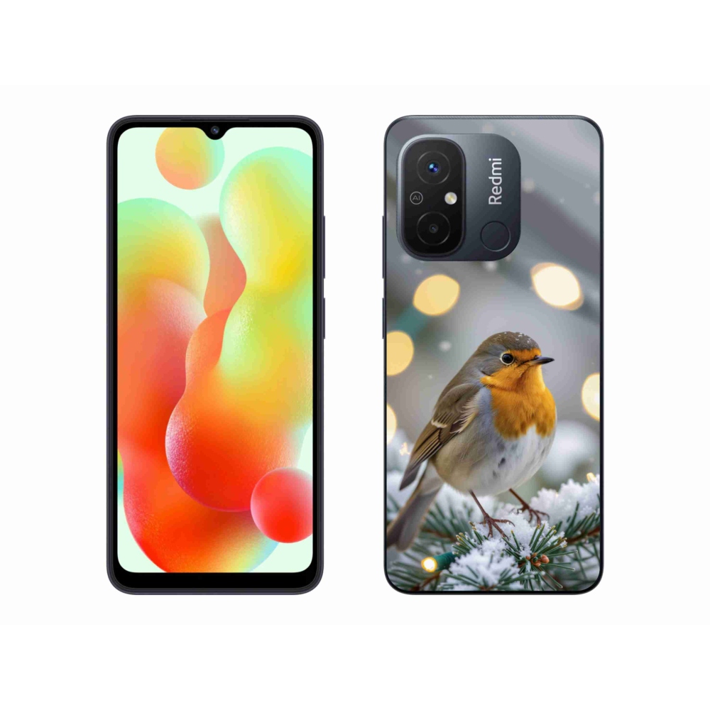 Gélový kryt mmCase na Xiaomi Redmi 12C - červienka v zime