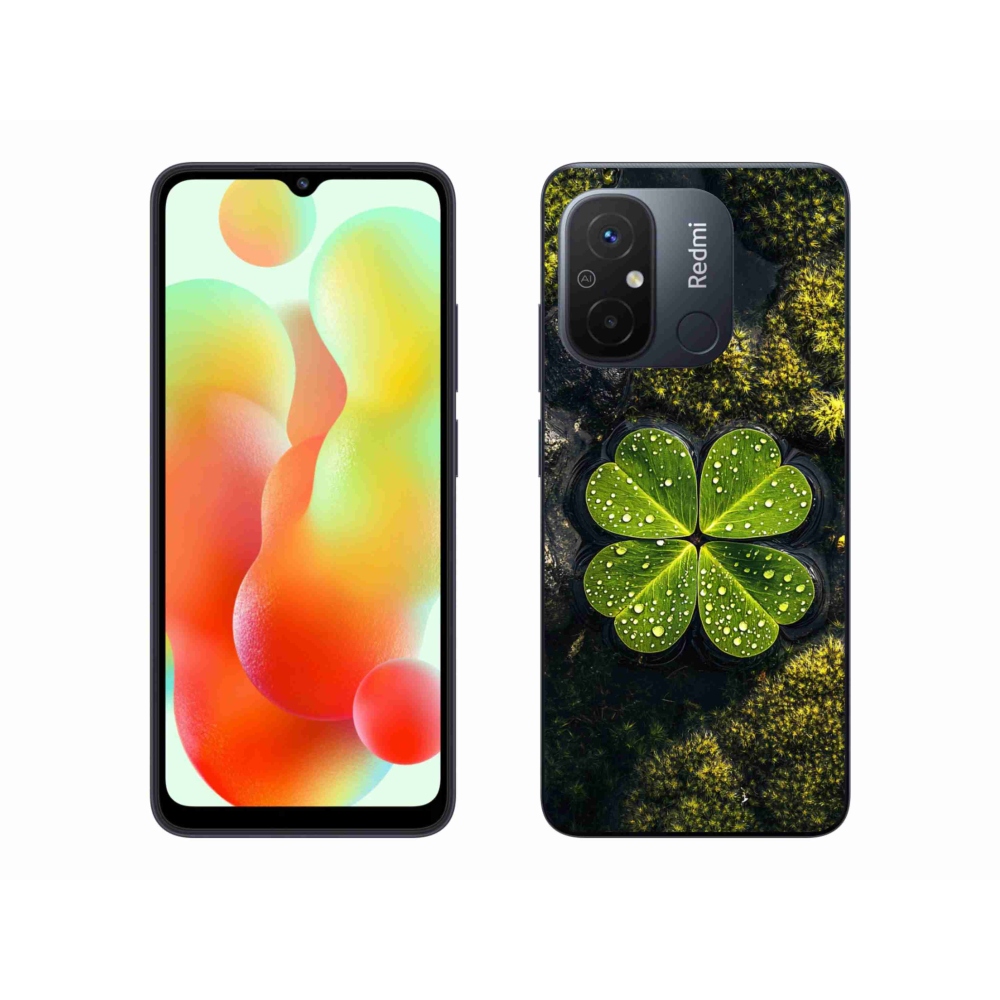 Gélový kryt mmCase na Xiaomi Redmi 12C - štvorlístok