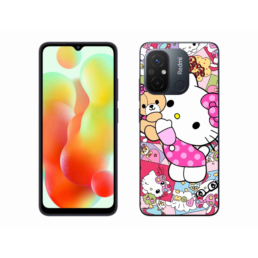 Gélový kryt mmCase na Xiaomi Redmi 12C - cute kitty
