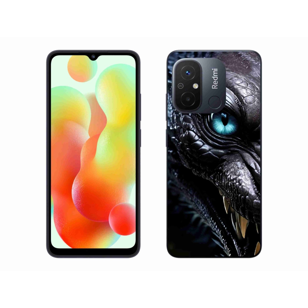 Gélový kryt mmCase na Xiaomi Redmi 12C - dračí pohľad