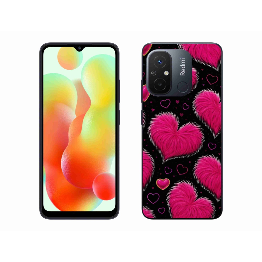 Gélový kryt mmCase na Xiaomi Redmi 12C - hebké srdce
