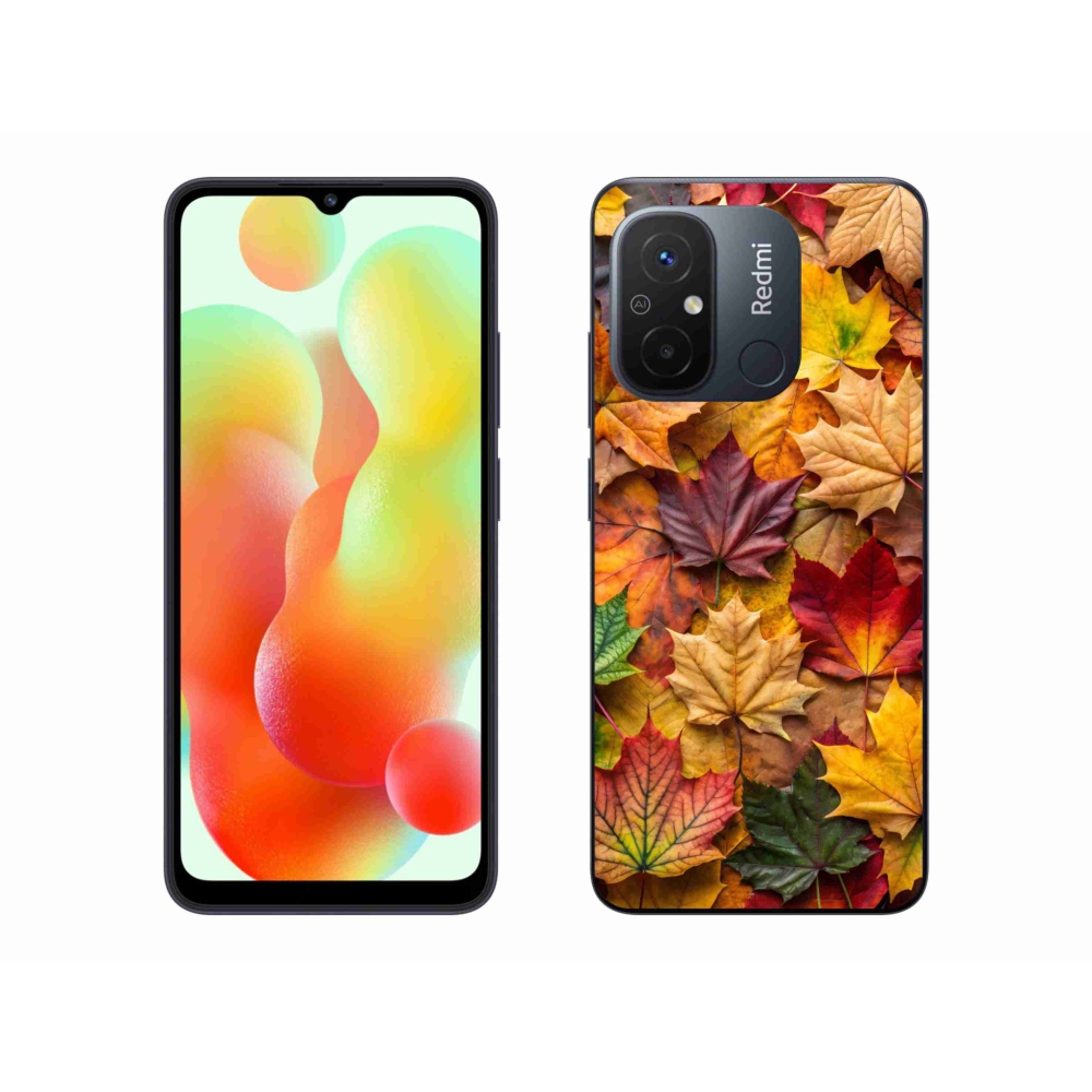 Gélový kryt mmCase na Xiaomi Redmi 12C - javorové listy 2