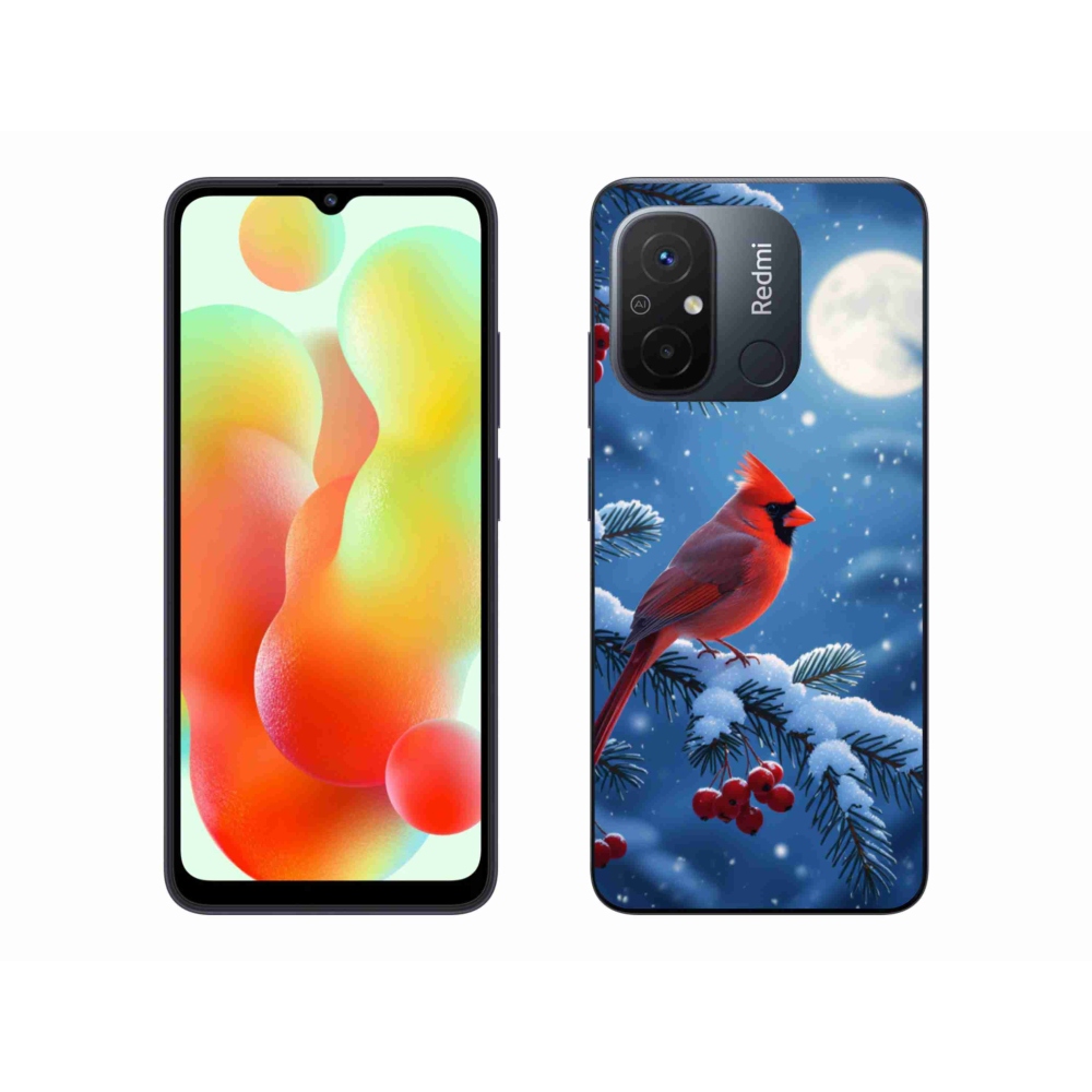 Gélový kryt mmCase na Xiaomi Redmi 12C - kardinál červený