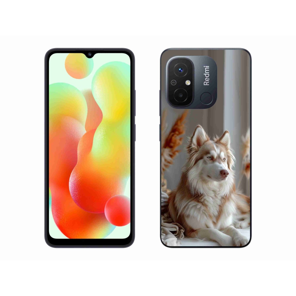 Gélový kryt mmCase na Xiaomi Redmi 12C - pokojný sibírsky husky