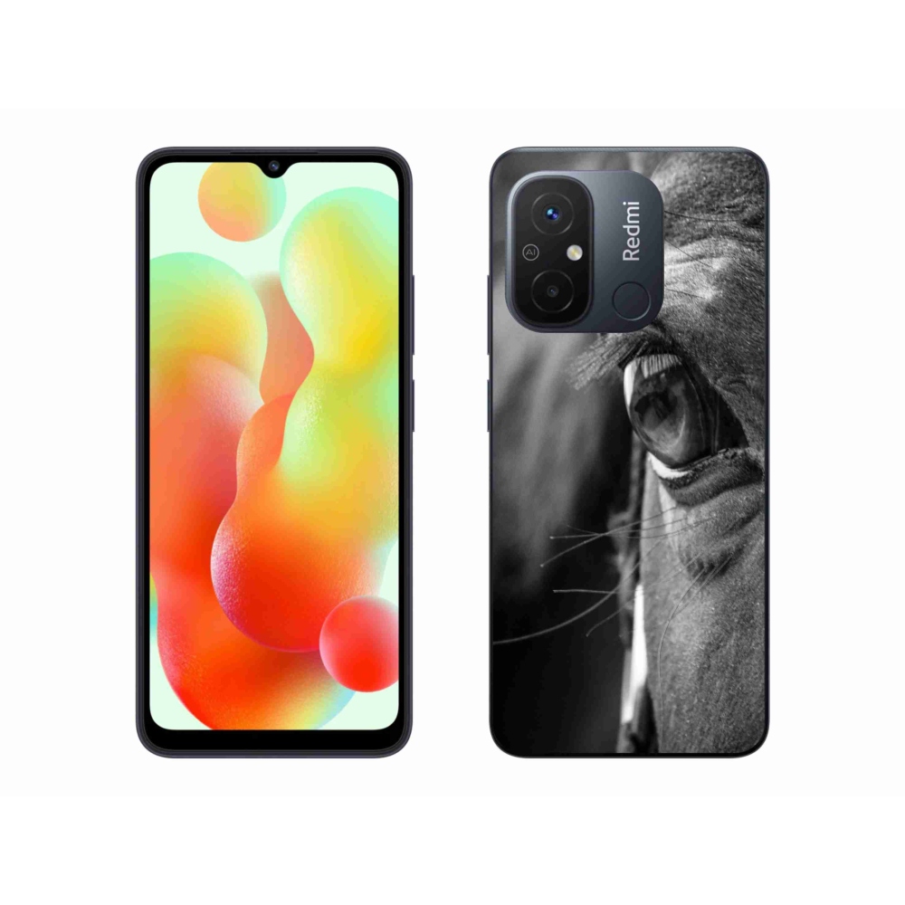 Gélový kryt mmCase na Xiaomi Redmi 12C - konský pohľad
