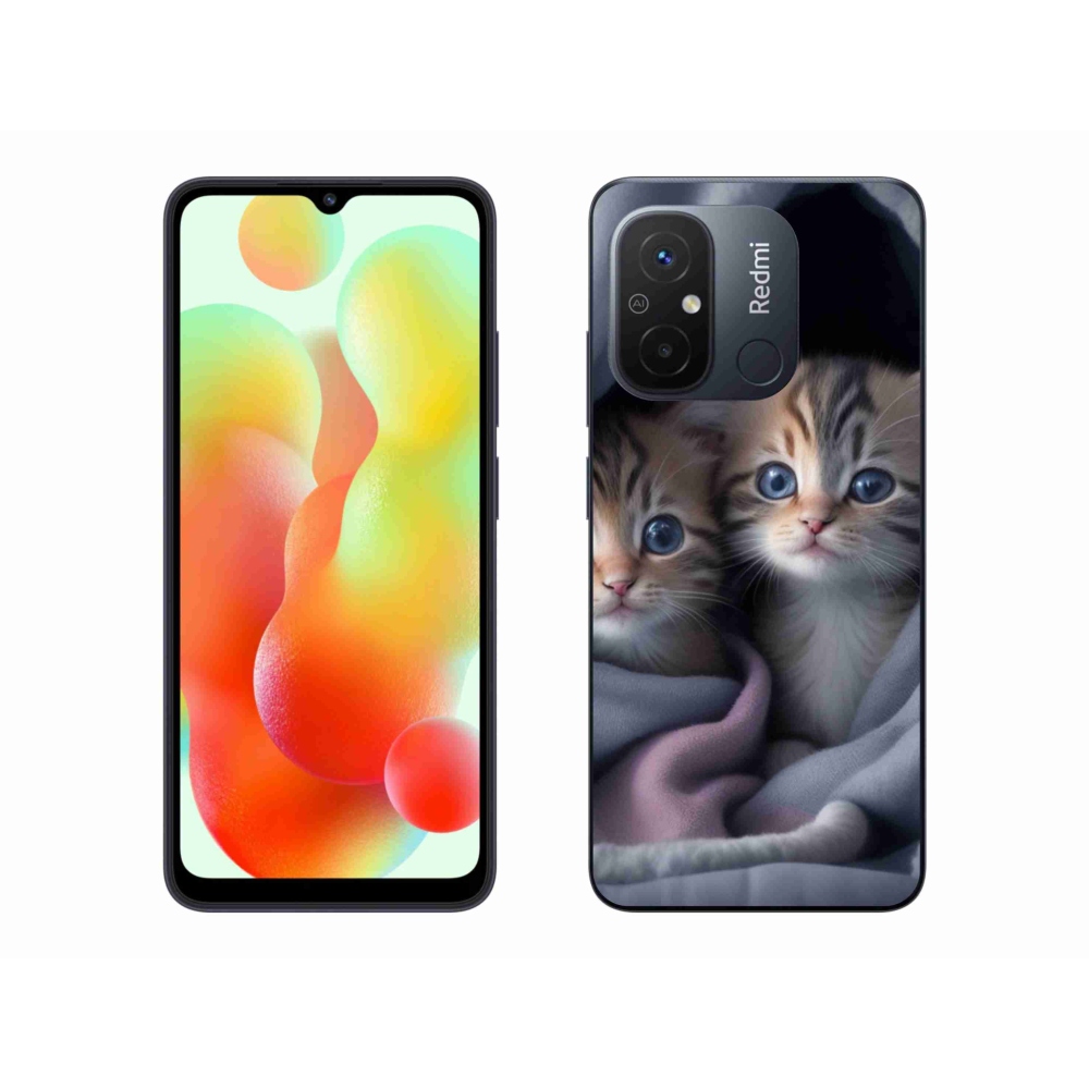 Gélový kryt mmCase na Xiaomi Redmi 12C - mačacie duo 2