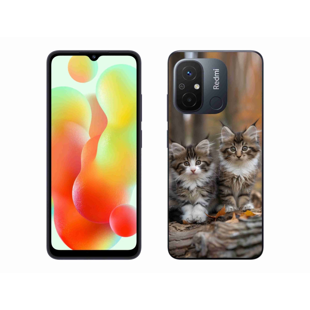 Gélový kryt mmCase na Xiaomi Redmi 12C - mačacie duo 3
